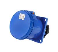 Prise d'aviation 16/32A, étanche IP44, trois/4/5 cœurs, triphasé, quatre fils, prise industrielle dissimulée(3333 core 63A solid)