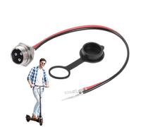 Prise d'aviation à 3 Broches - Port de Charge à Noyau de cuivre, Prise étanche à la poussière avec Coque Ignifuge | Parfait pour Le Remplacement de réparation de Connexion d'alimentation de vé