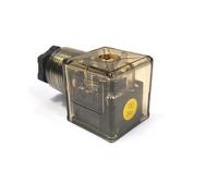 Prise de bobine d'électrovanne avec indicateur tension 24V 220V 110V 12V(Brown,AC110V)