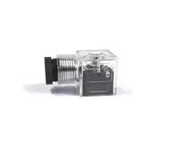 Prise de bobine d'électrovanne avec indicateur tension 24V 220V 110V 12V(Without Wire,DC12V)