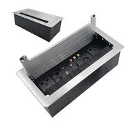 Prise de bureau intégrée, prise de table de conférence encastrée, réceptacle de prise de courant, port de charge USB HDMI, interface de type C, œillet d'alimentation pour table d'appoint