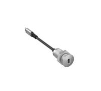 Vivolink USB-C Desk Socket Grey with 0,3m Cable, W127022553 (0,3m Cable)