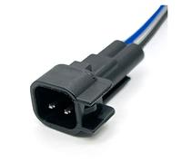 Prise de buse d'injecteur carburant automatique à 2 broches connecteur électronique faisceau câbles méthanol mâle femelle compatible avec F~rd Che~rlet EV1 EV6(2P Male,5Pcs with 15cm 18AWG)