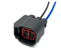 Prise de buse d'injecteur carburant automatique à 2 broches connecteur électronique faisceau câbles méthanol mâle femelle compatible avec F~rd Che~rlet EV1 EV6(2P Female,5Pcs with 15cm 18AWG)