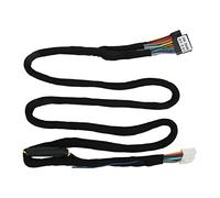 Prise de câble de faisceau de câblage d'amplificateur DSP universel pour voiture 12 V - Prise ISO, audio haute fidélité, installation Plug and Play, métal ABS durable