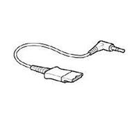 Poly - Prise de casque micro - Déconnexion rapide mâle pour jack micro mâle angle droit - 45.7 cm - pour Poly PTH100, PTH200; Supra PTH-100