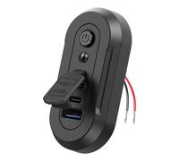 Prise de charge automobile - Port de charge rapide, guide de lumière de positionnement lumineux, flux de tension sûr | Équipement d'alimentation de véhicule de moto, camion, chargeur de dispositif