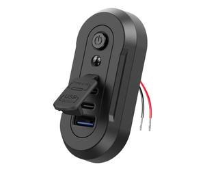 Prise de charge automobile - Port de charge rapide, guide de lumière de positionnement lumineux, flux de tension sûr | Équipement d'alimentation de véhicule de moto, camion, chargeur de dispositif