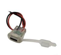 Prise de charge de type C 2 broches étanche avec indicateur LED pour applications industrielles (pas de lumière)