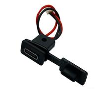 Prise de charge USB-C avec plaque de verrouillage de type C femelle connecteur étanche en silicone IP67 pour centrales électriques marines extérieures 10 000 cycles d'accouplement faible résistance SA