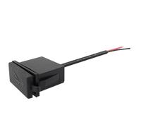 Prise De Chargeur De Voiture USB Simple Carrée - Charge Rapide 2,4 A | Bate | La Prise De Chargeur USB Carrée Compacte 12-24 V Offre Une Sortie Rapide De 2,4 A, Une Protection Intelligente Contre Les Puc