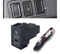 Prise de chargeur rapide de voiture, adaptateur secteur petUSB, QC3.0 Type-C PD, Suzuki SX4 Swift Grand Vitara 2006-2012, 12V, 24V PD USB