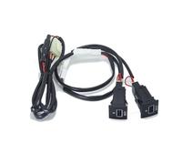 Prise de chargeur USB for voiture Golf 6 5 MK5 Scirocco 06-14, PD, Charge rapide QC3.0, bouton adaptateur d'interface allume-cigare (Color : One Belt Two QC3.0)