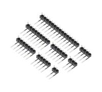 Prise de connecteur bande de pas de 2.54mm, 1X/2/3/4/5/6/8/10/40 broches, une rangée d'en-tête mâle à Angle droit 3P/4P/6P/8P/20P/40 broches(10PCS,11Pin)