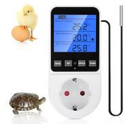 Prise de contrôle de la température de l'horloge, Thermostat numérique 230V, régulateur de température pour Le Chauffage, Le Refroidissement et la Ventilation