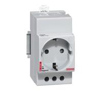 Prise de courant 10/16 A 250V 2P + T avec volet LEGRAND 004285