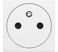 Prise 2P+T Mosaic 2 modules bornes automatiques - blanc