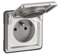 Legrand 077831 Soliroc IK10 Prise de Courant 2P+T à Puits Français avec Volet, 16A, 250V