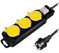 Prise De Courant 3 Voies Utilisétion Extérieure Avec Interrupteur Ip44