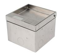 Prise de Courant au Sol UE, Prise Encastrée au Prise Encastrable Sol étanche en Acier Inoxydable AC250V, Prises Intégrées pour Centre Commercial de Bureau à Domicile