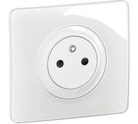 Prise de courant avec terre Legrand Céliane sans plaque blanc