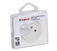 Prise de Courant avec Terre LEGRAND Céliane surface avec Plaque Blanc