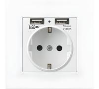 Prise de courant camera espion Wifi 1080P et 2 ports USB 5V 2A