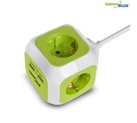 Prise de Courant Chargeur Adaptateur Standart Allemande 2 entrées USB 1,4m