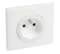 Prise de courant connectée - Céliane - with Netatmo - Plaque blanche - Intérieur - 2 pôles