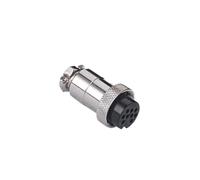 Prise de courant d'aviation GX 19 robuste, connecteur 2 3 4 5 6 7 8 9 10 11 broches, fiches 19M qualité industrielle, connecteurs certifiés CE UL(Female Plug,8P)