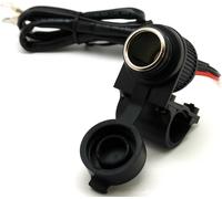 Prise De Courant De Prise De Cigarette De Moto + Chargeur Double Usb 3,3 A
