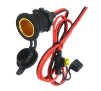 Prise de courant de voiture 12 V 24 V femelle 100 cm Accessoire de voiture Extension d'alimentation avec fusible 20 A Adaptateur d'alimentation 12 V DC