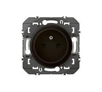 Prise de courant easyréno 2P+T faible profondeur dooxie 16A noir