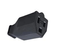 Prise de courant électrique américaine à 3 broches, en cuivre noir | AC 125V, 15a Prise industrielle détachable for cordon d'alimentation américain(SS-159,1PCS)