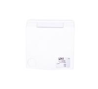 Prise de courant encastrée 16A 5P 400V blanc IP44 DESIGN 865-6V