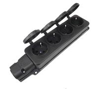 Prise de courant étanche extérieure, 3/4 voies, prise de pluie avec couvercle, russie, rallonge sans fil, IP54, 16a, 3500W, EU German 4 way