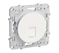 Prise de courant faible - RJ45 Grade 3 - Blanc - Odace SCHNEIDER