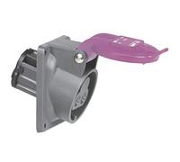 Prise de courant fixe Hypra TBT 32A 2P - 20V~ à 25V~ - plastique - IP44