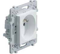 Prise de courant - HAGER - ESSENSYA - Blanc - Prêt à poser - Monophasé