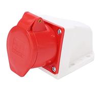 Prise de courant industrielle 220V 380V 240V 415V 5 broches 16A anti-poussière antidéflagrant étanche montage mural en laiton matériau ABS pour l' industrielle quai d'aéroport