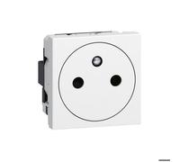 Legrand Prise de surface Mosaic 077111L – 2P+T, 2 modules, bornes automatiques, blanc