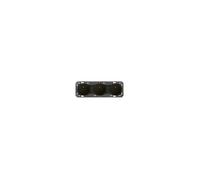 Legrand – Triple prise de courant Dooxie – 3 x 2P+T – 16A – Précâblée – Surface – Noir mat