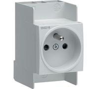 Prise de courant modulaire 16A 2P+T- HAGER - SNS216