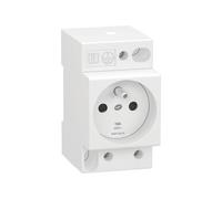 Prise de courant modulaire avec terre Resi9 Schneider