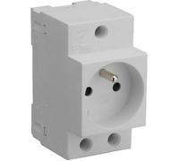 Prise de courant modulaire - PZCC - 707891 - 2P+T 10/16A - Gris - Compatible coffret pré-équipé