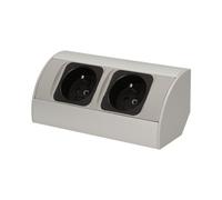 Prise de courant Schuko ORNO OR-AE-1303/G(GS), double, 230V, 3680W, câble 0.5 m
