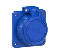 Prise de courant semi-encastrée PCE 20352-8b IP68 bleu