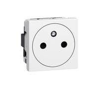 Prise de courant surface Legrand MOSAIC 077111L 2 modules 2P+T 16 A Blanc RAL 9003