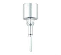 Prise de cric électrique robuste pour changement de pneu anti-stress compatible avec 96 % des crics disponibles (gris)