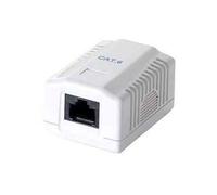 Equip Prise de données en saillie UTP Cat.6 1x RJ45 Blanc rectangulaire